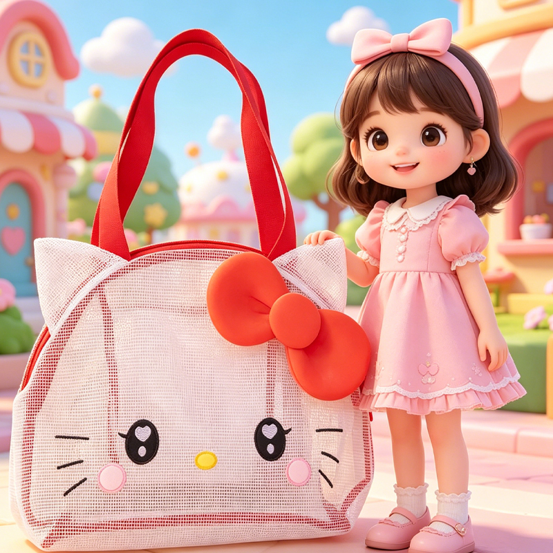 Women Bags Website - Hello Kittys Wash Bag Cartoon Hand-Held