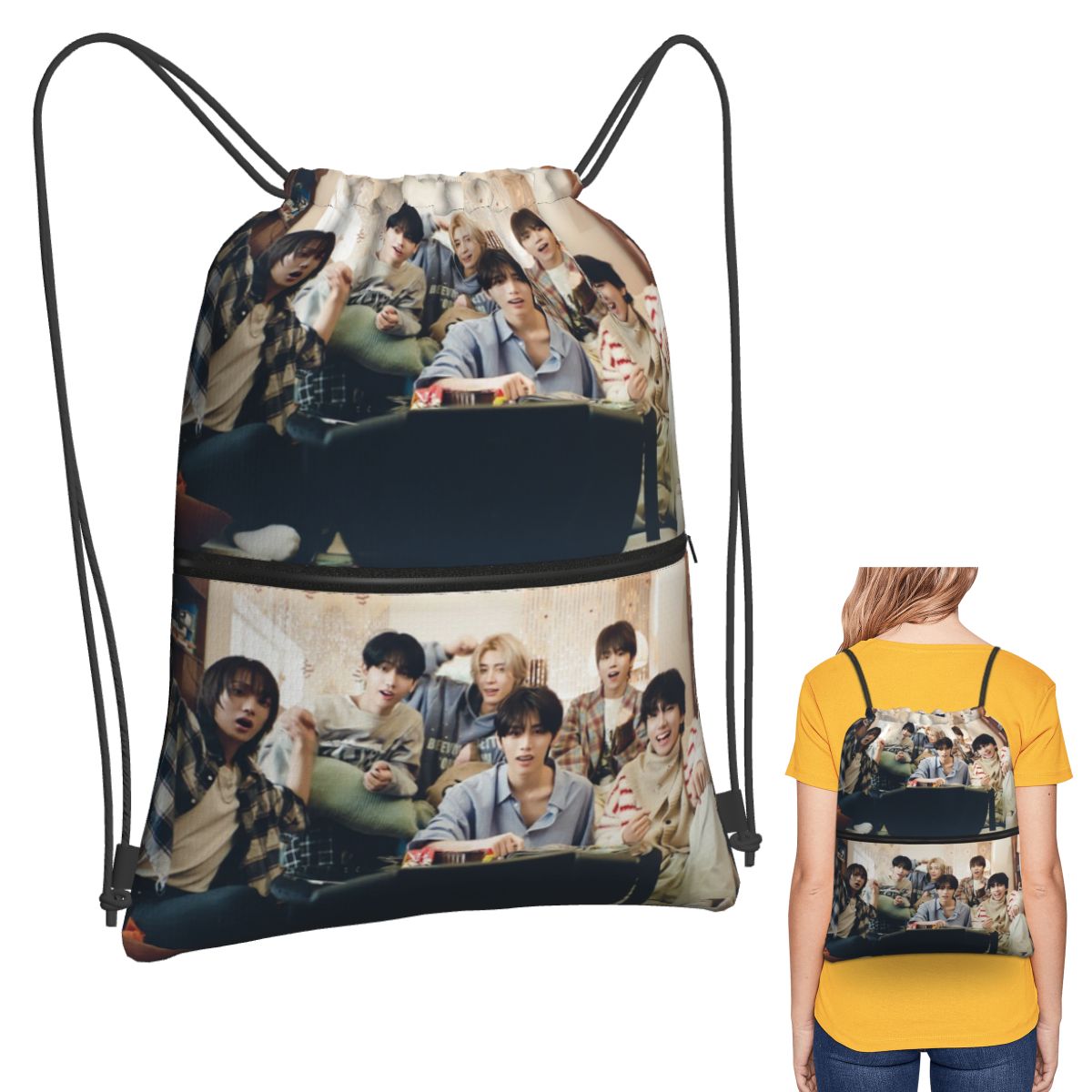 Women Bags Next - Boy Next Door KPOP Backpacks Multi-function