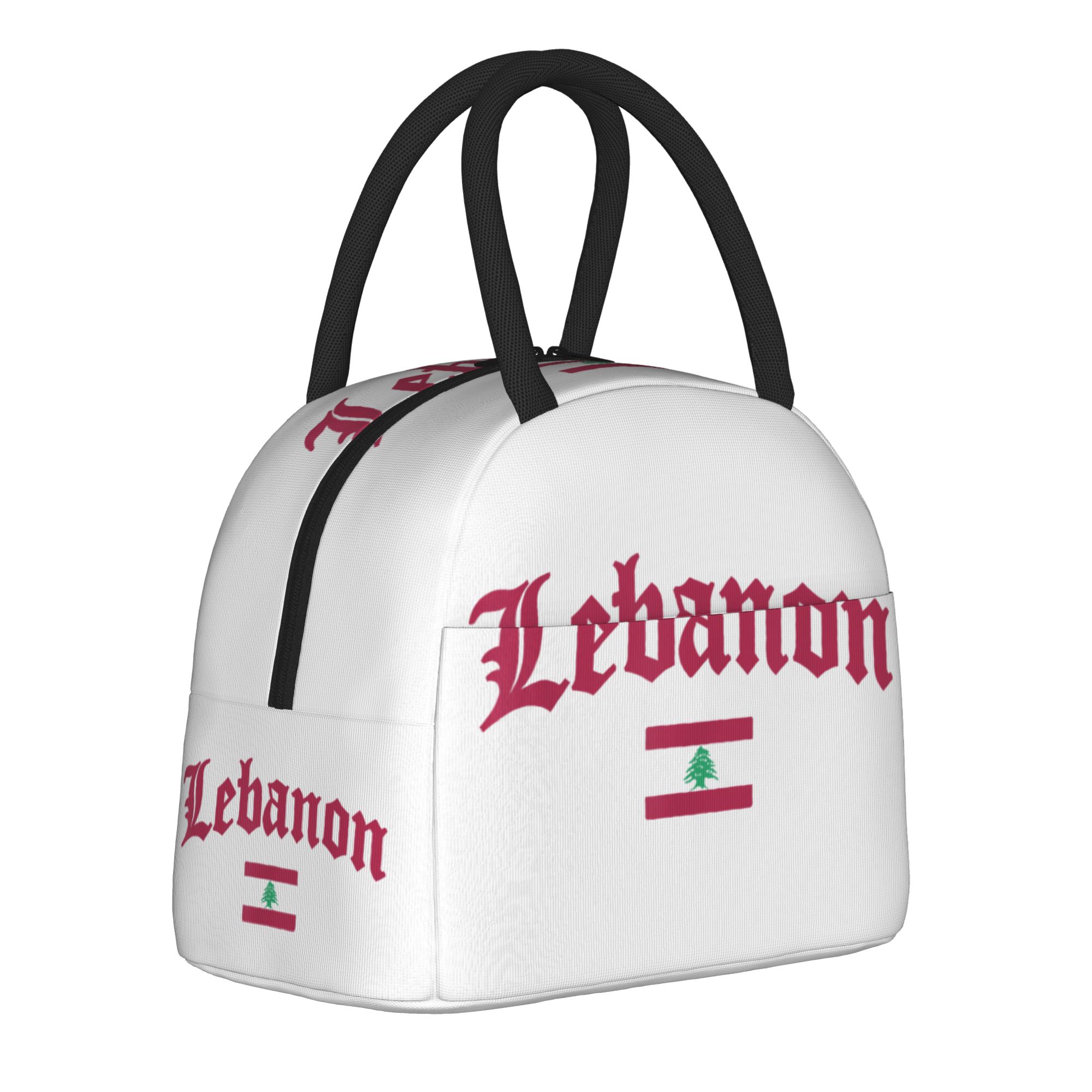 Women Bags Lebanon - Lebanese Flag of Lebanon Insulated Lunch