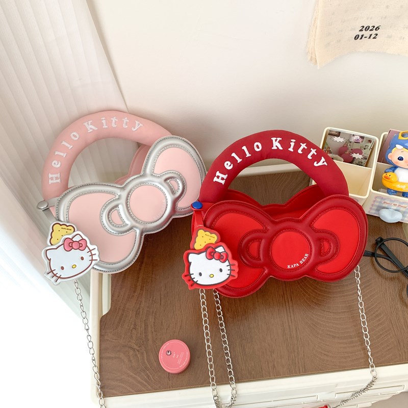 Women'S Bags Cross Body - Anime Hello Kitty Bow Bag Fashion