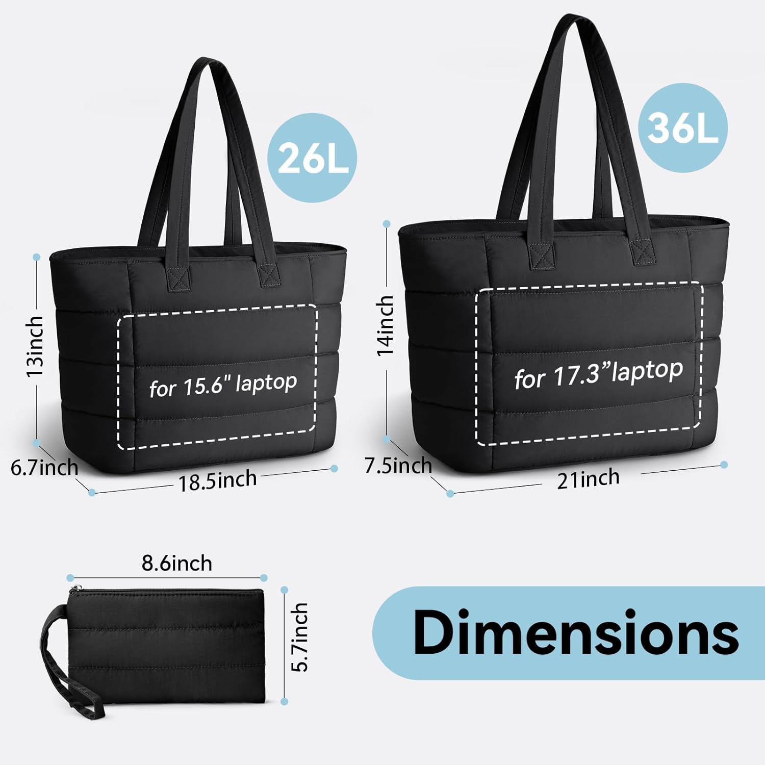 Puffer Tote Bag for Women, Lig - Women Bags For Work 리뷰 및 가격