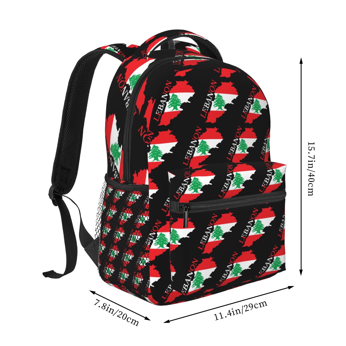 Lebanon Flag Map Backpack Hot  - Women Bags Lebanon 리뷰 및 가격