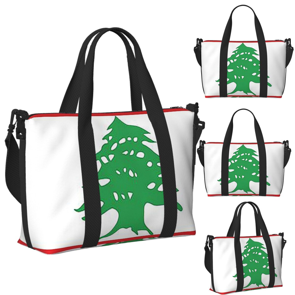 Custom Flag Of Lebanon Beach T - Women Bags Lebanon 리뷰 및 가격