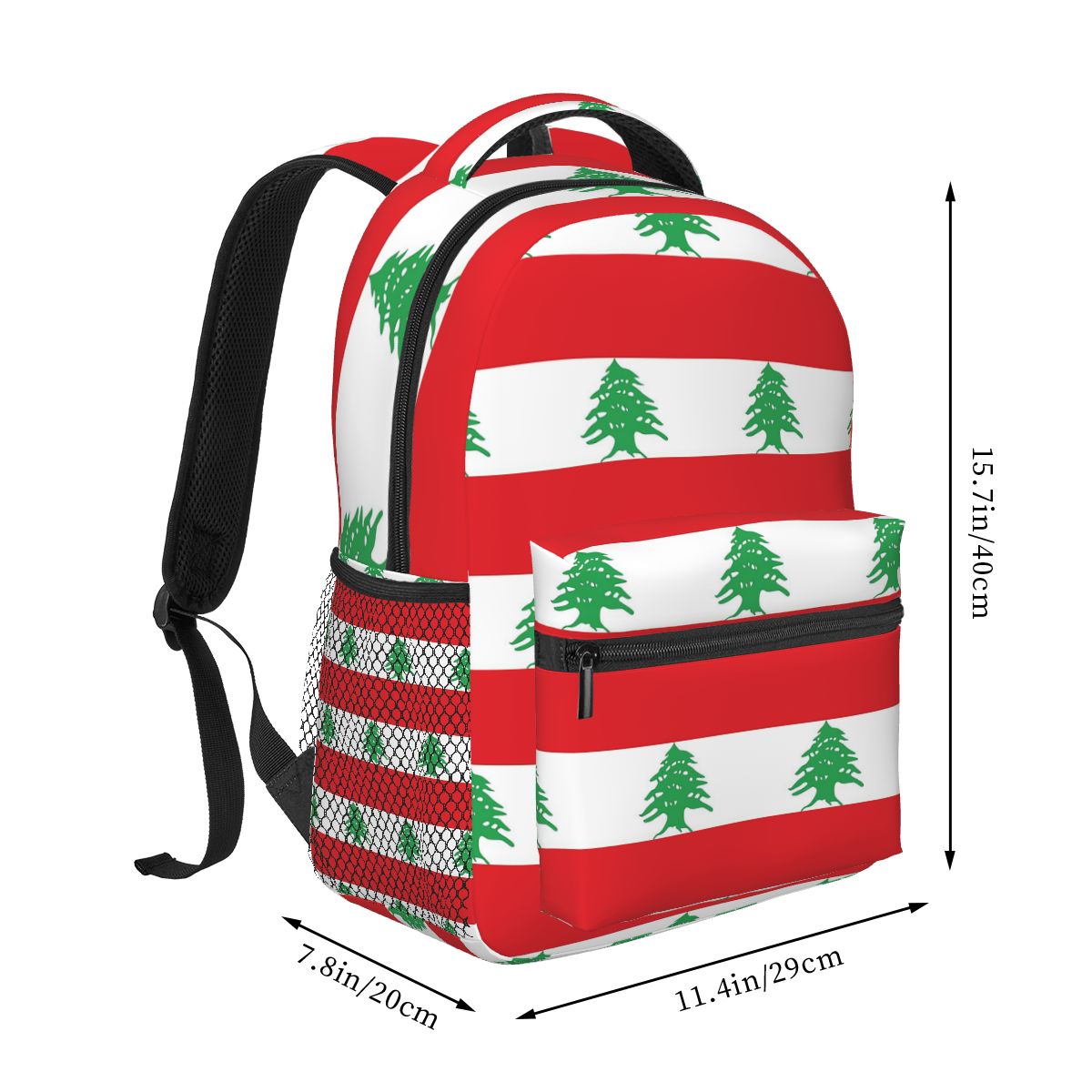 Flag Of Lebanon Backpack Hot S - Women Bags Lebanon 리뷰 및 가격