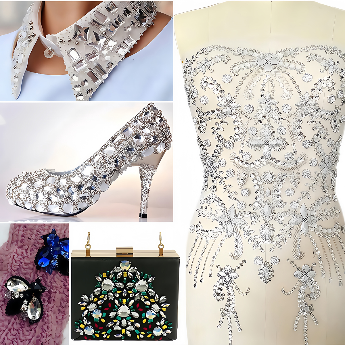 S Shape Sew On Rhinestone Crys - Women Bags Louis Vuitton 리뷰 및 가격