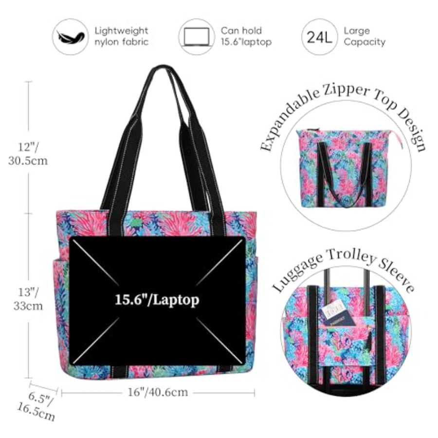 Tote Bag for Women with Laptop - Women Bags For Work 리뷰 및 가격