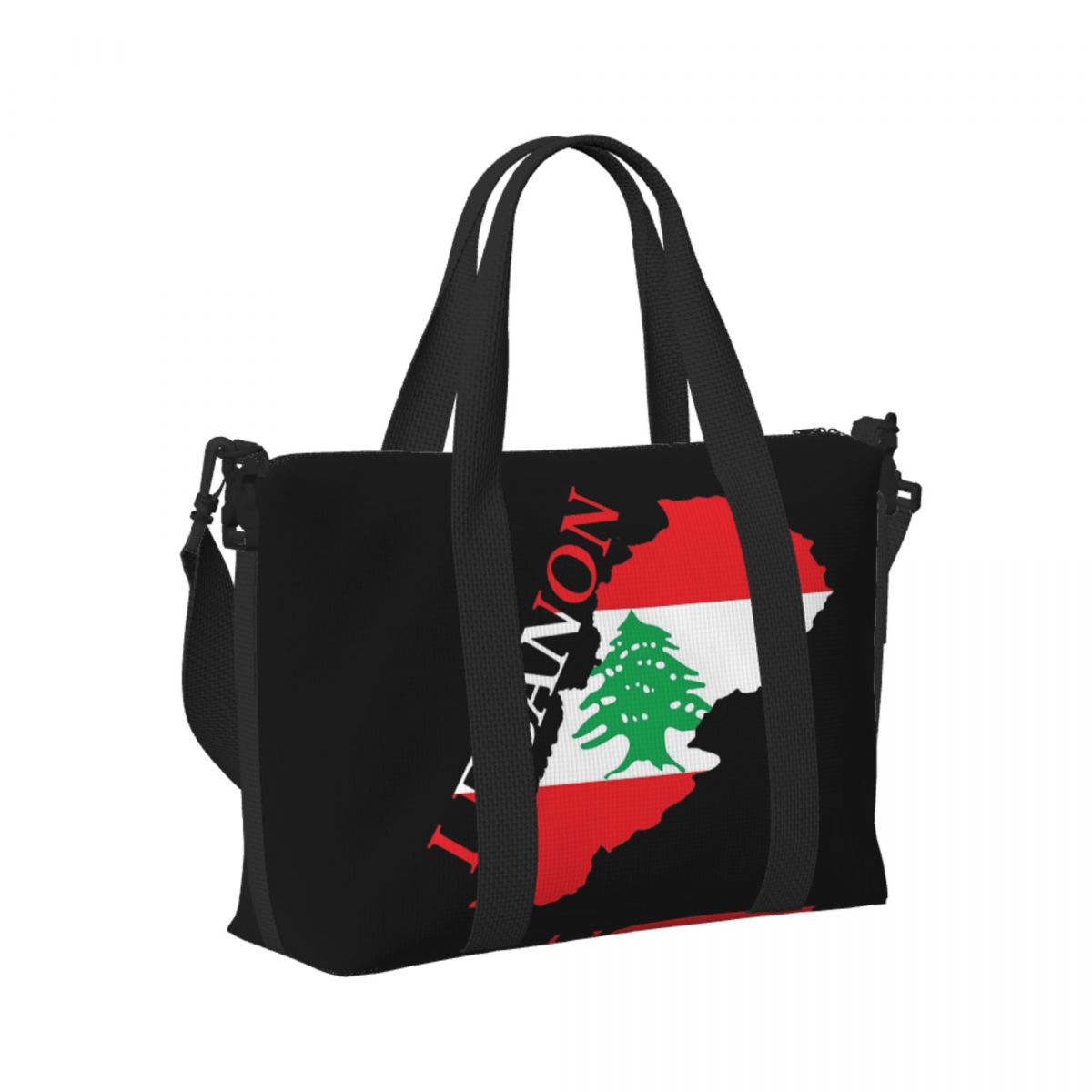 Custom Lebanon Flag Map Beach  - Women Bags Lebanon 리뷰 및 가격