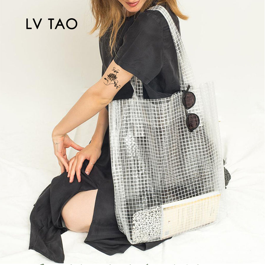 PVC Transparent Clear Bag, Sum - Women Bags Lv 리뷰 및 가격