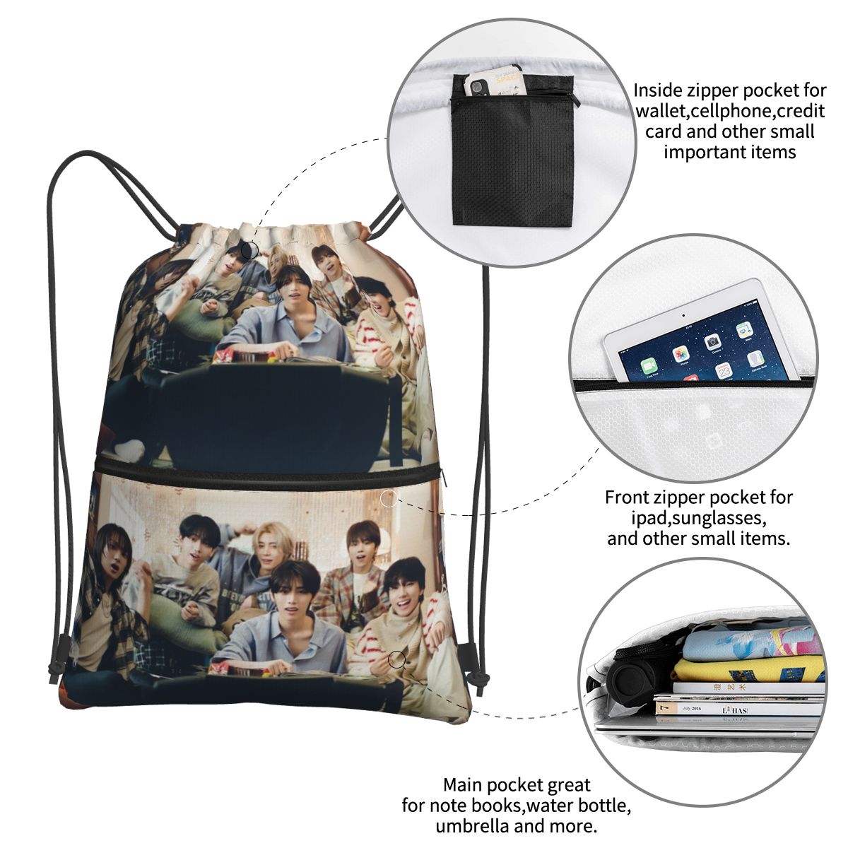 Boy Next Door KPOP Backpacks M - Women Bags Next 리뷰 및 가격