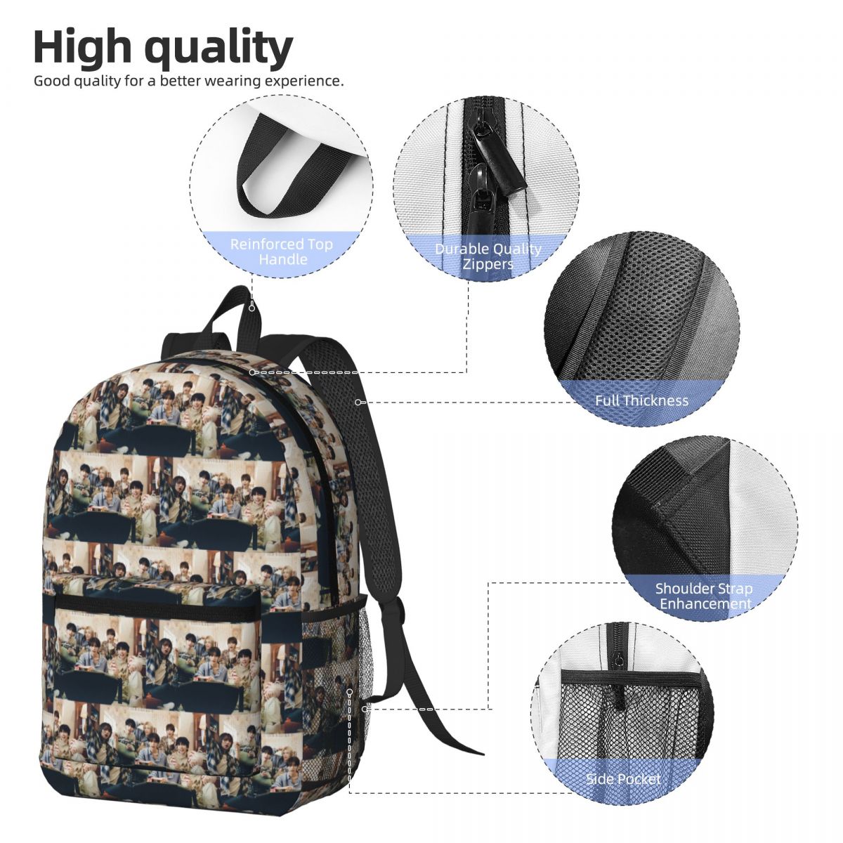 Boy Next Door KPOP Backpack Da - Women Bags Next 리뷰 및 가격