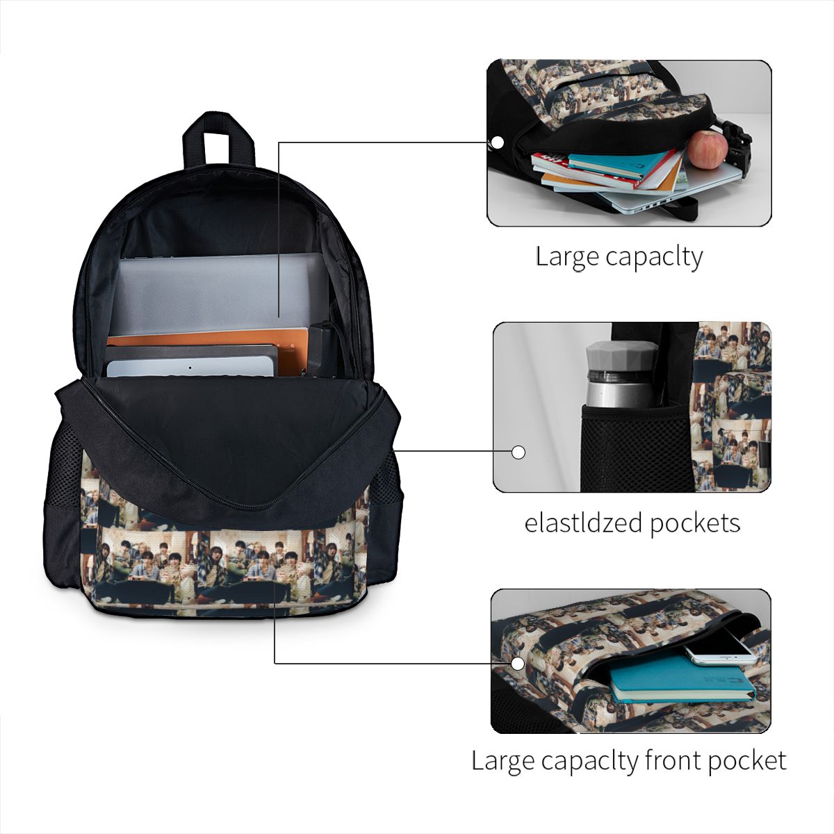 Boy Next Door KPOP Backpack St - Women Bags Next 리뷰 및 가격