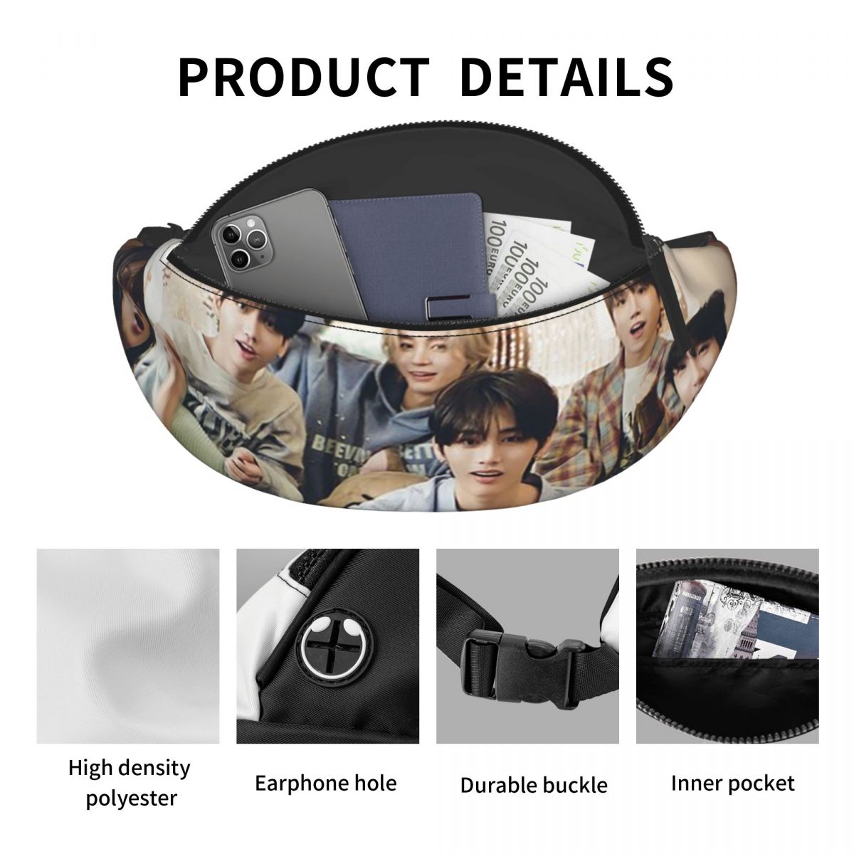 Boy Next Door KPOP Fanny Pack  - Women Bags Next 리뷰 및 가격