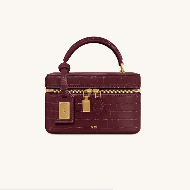 JW PEI Croc Embossed Small Box - Women Bags Lv 리뷰 및 가격