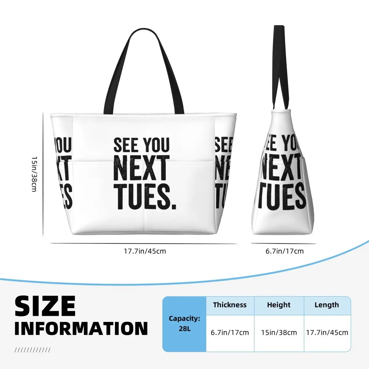 See You Next Tuesday Swearing  - Women Bags Next 리뷰 및 가격