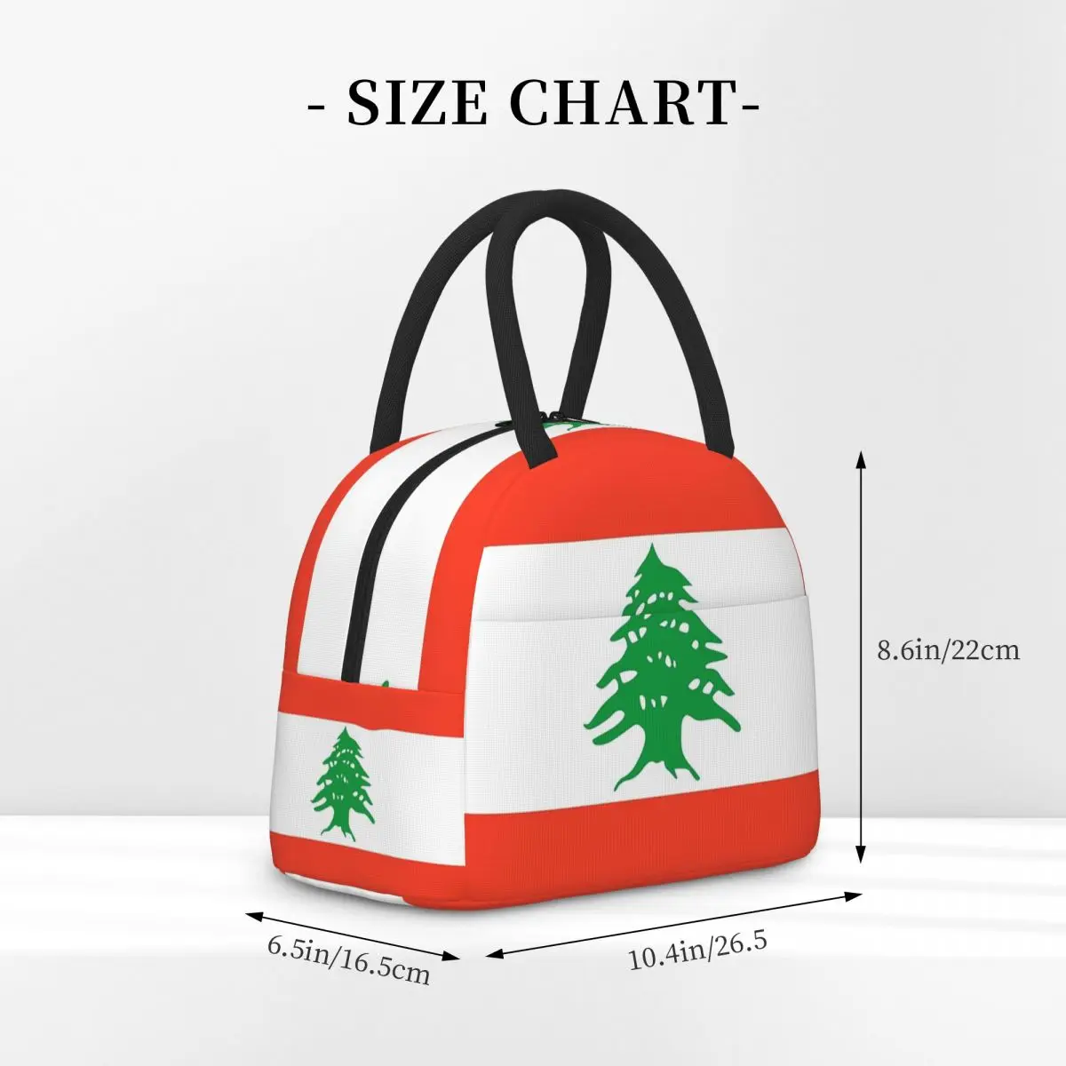 Lebanon Flag Lunch Bags Insula - Women Bags Lebanon 리뷰 및 가격