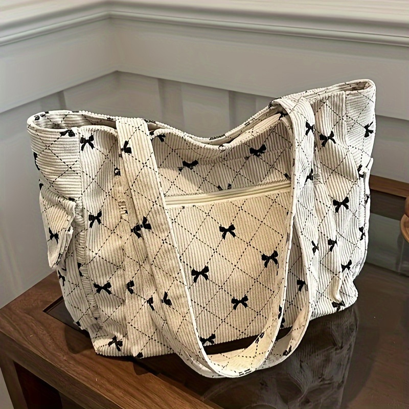 Large Capacity Corduroy Casual - Women Bags Medium Size 리뷰 및 가격