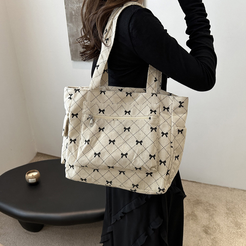 Large Capacity Corduroy Casual - Women Bags Medium Size 리뷰 및 가격