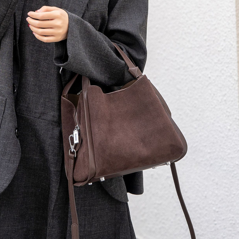 Burminsa Cowhide Suede Genuine - Women'S Work Bags Designer 리뷰 및 가격