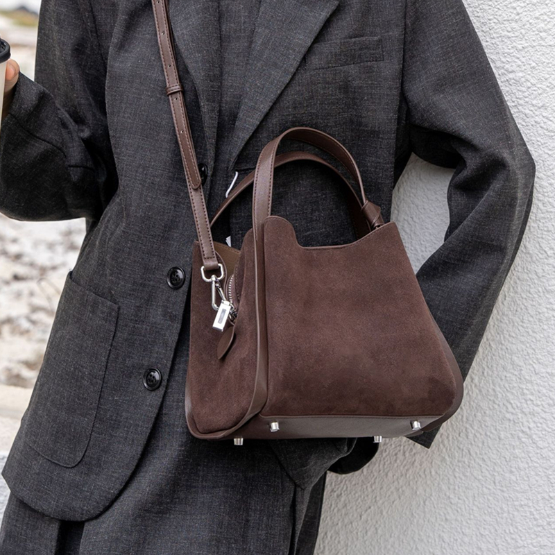 Burminsa Cowhide Suede Genuine - Women'S Work Bags Designer 리뷰 및 가격