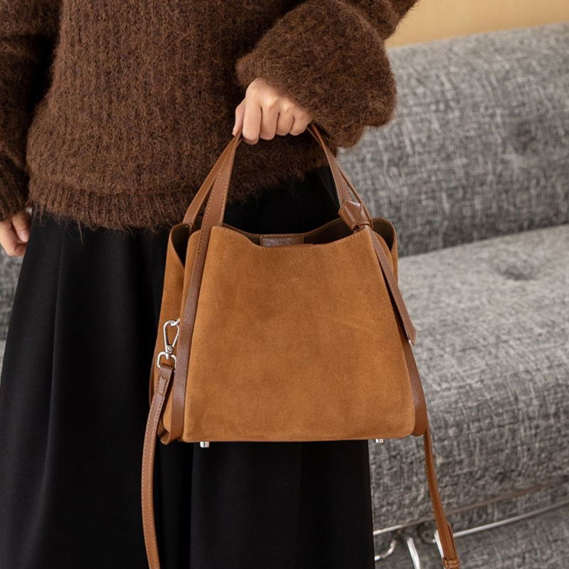 Burminsa Cowhide Suede Genuine - Women'S Work Bags Designer 리뷰 및 가격