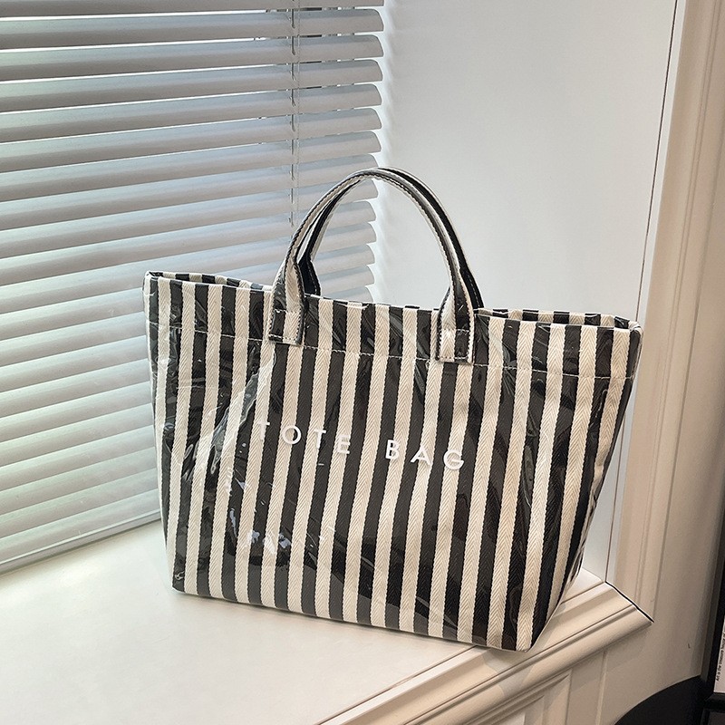 PVC Tote Bag,Vertical Stripe W - Women Bags For Work 리뷰 및 가격