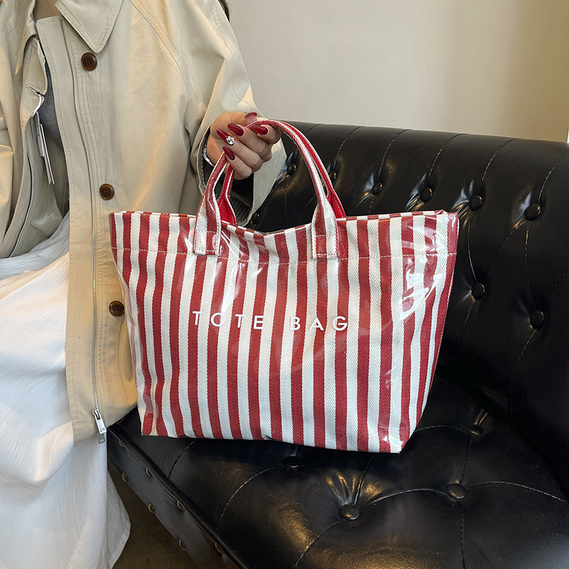 PVC Tote Bag,Vertical Stripe W - Women Bags For Work 리뷰 및 가격