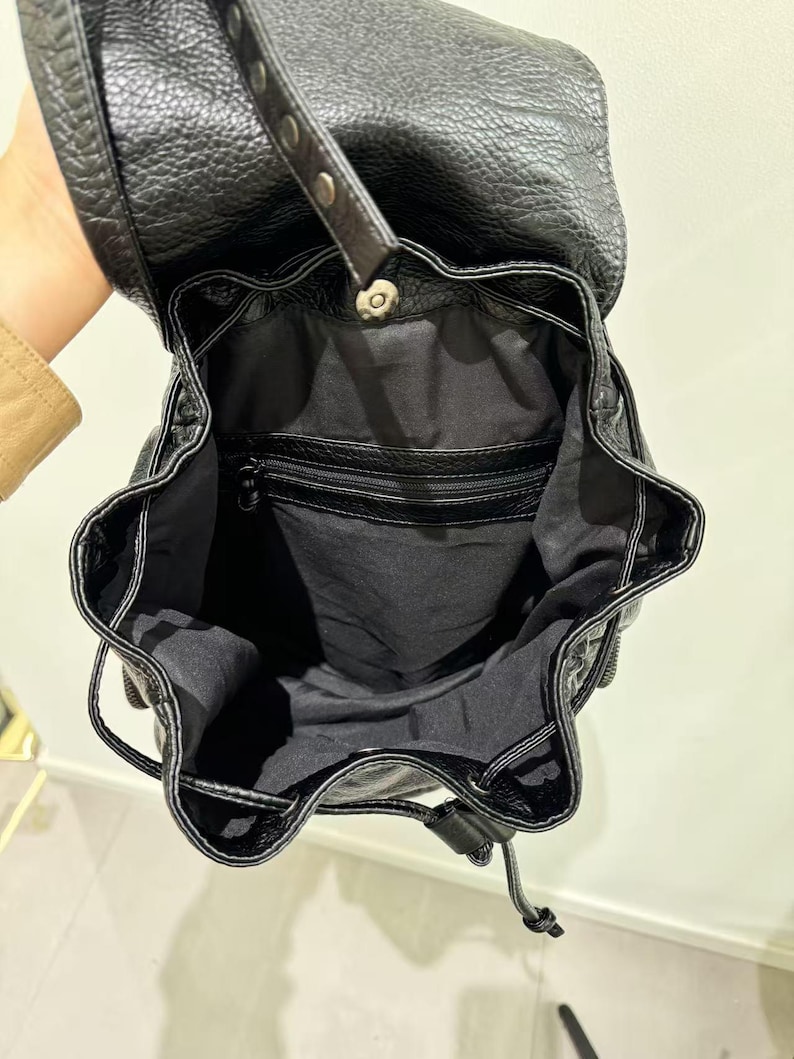 Gothic Punk PU Leather Shoulde - Women Bags Medium Size 리뷰 및 가격