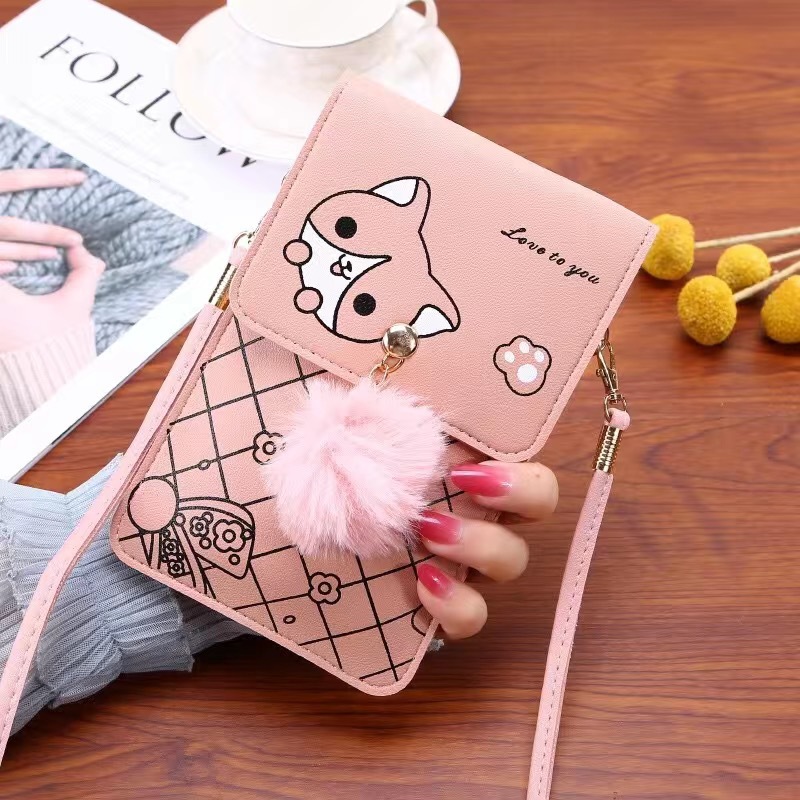 Cute Cartoon Pattern Touch-Scr - Women'S Bags Cross Body 리뷰 및 가격