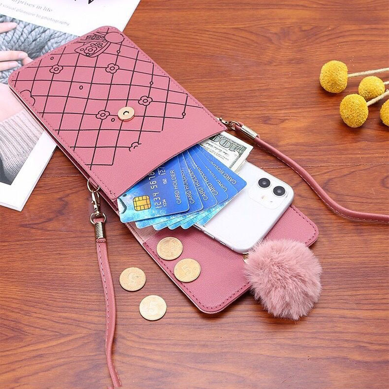 Cute Cartoon Pattern Touch-Scr - Women'S Bags Cross Body 리뷰 및 가격