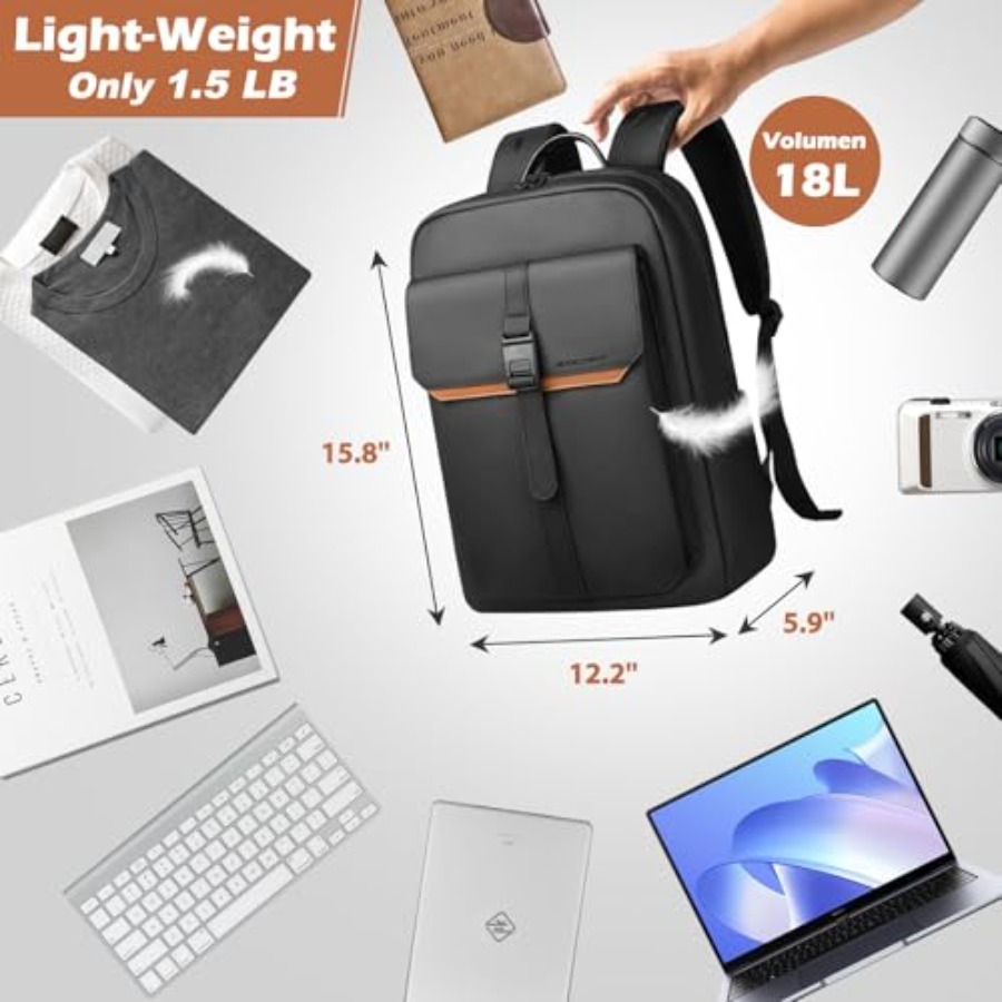 Slim Laptop Backpack for Men W - Women Bags For Work 리뷰 및 가격
