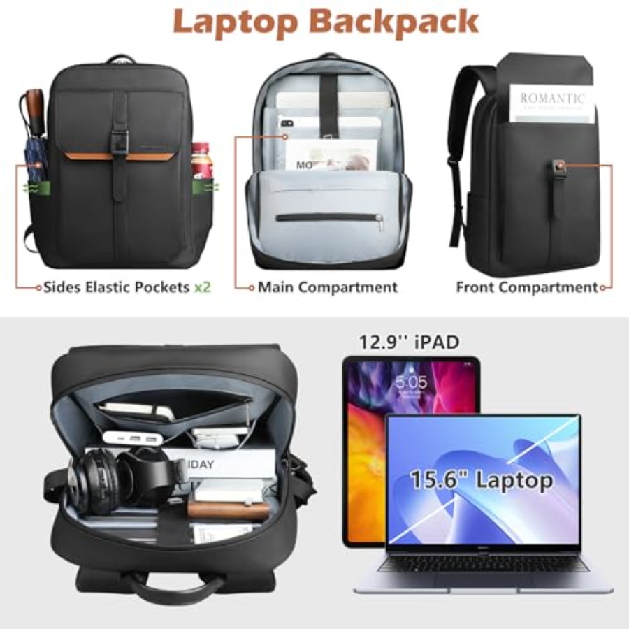 Slim Laptop Backpack for Men W - Women Bags For Work 리뷰 및 가격