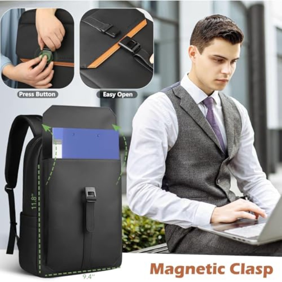 Slim Laptop Backpack for Men W - Women Bags For Work 리뷰 및 가격