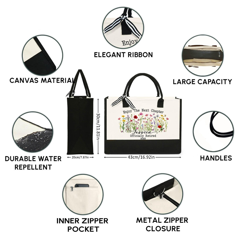 Personalized Retirement Theme  - Women Bags Next 리뷰 및 가격