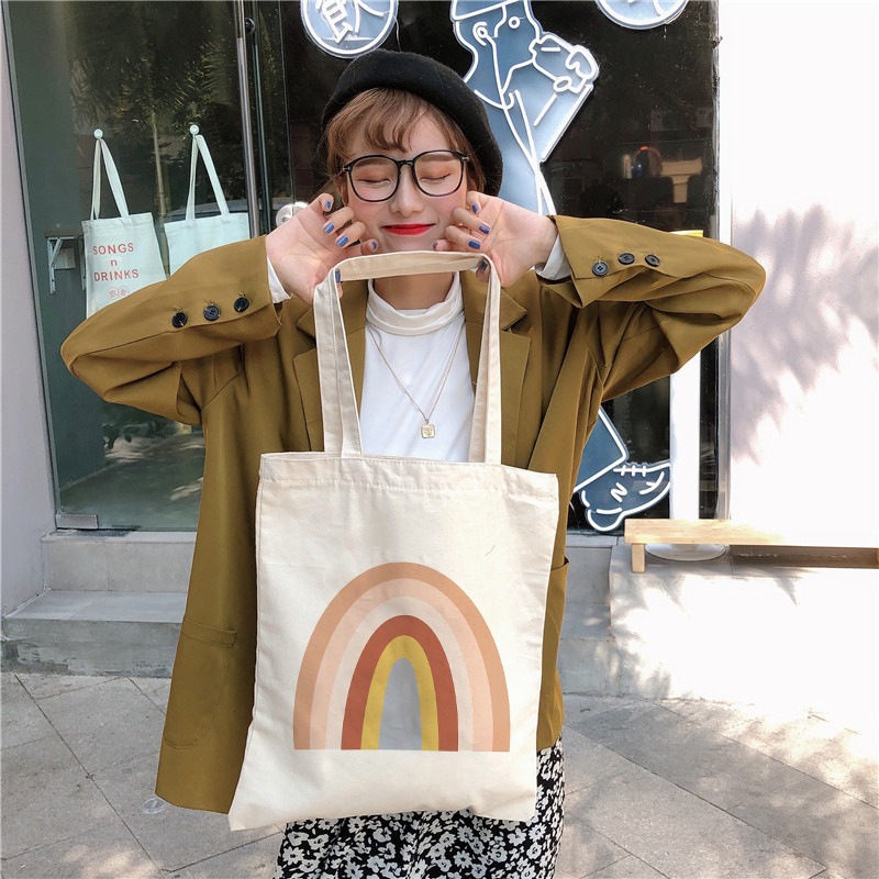 Colorful Rainbow Design Tote B - Women'S Work Bags Designer 리뷰 및 가격