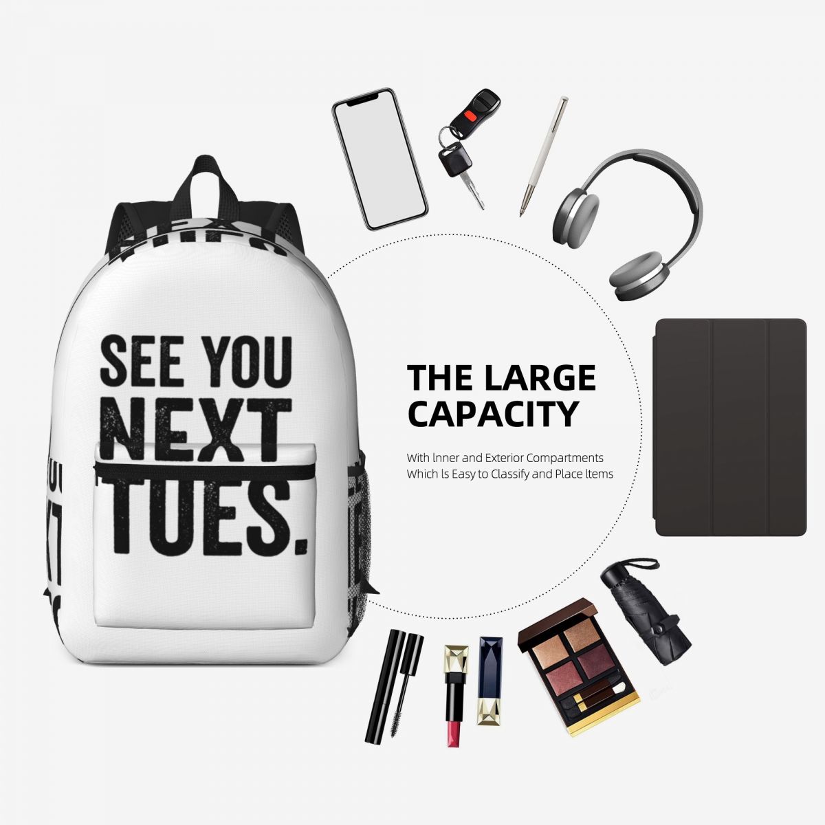 See You Next Tuesday Swearing  - Women Bags Next 리뷰 및 가격
